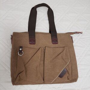 ToLFE Tough Life NWOT Brown Satchel Handbag Tote Purse Shoulder Bag